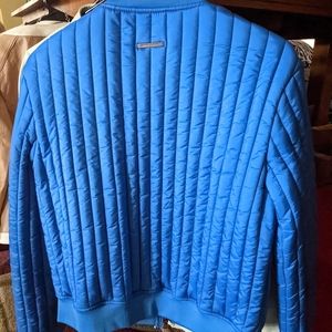 Armani exchange vintage blue puffer jacket
